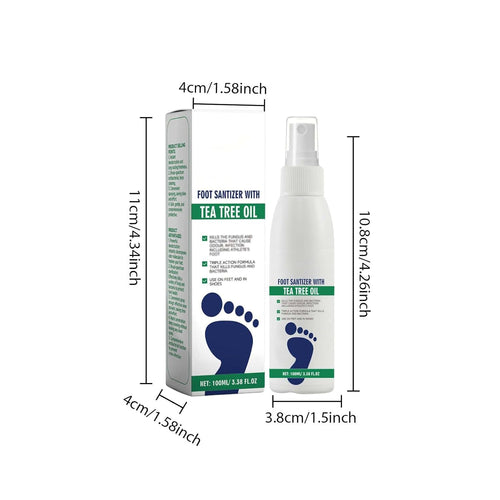 Spray pentru picioare – protecție antifungică și antibacteriană